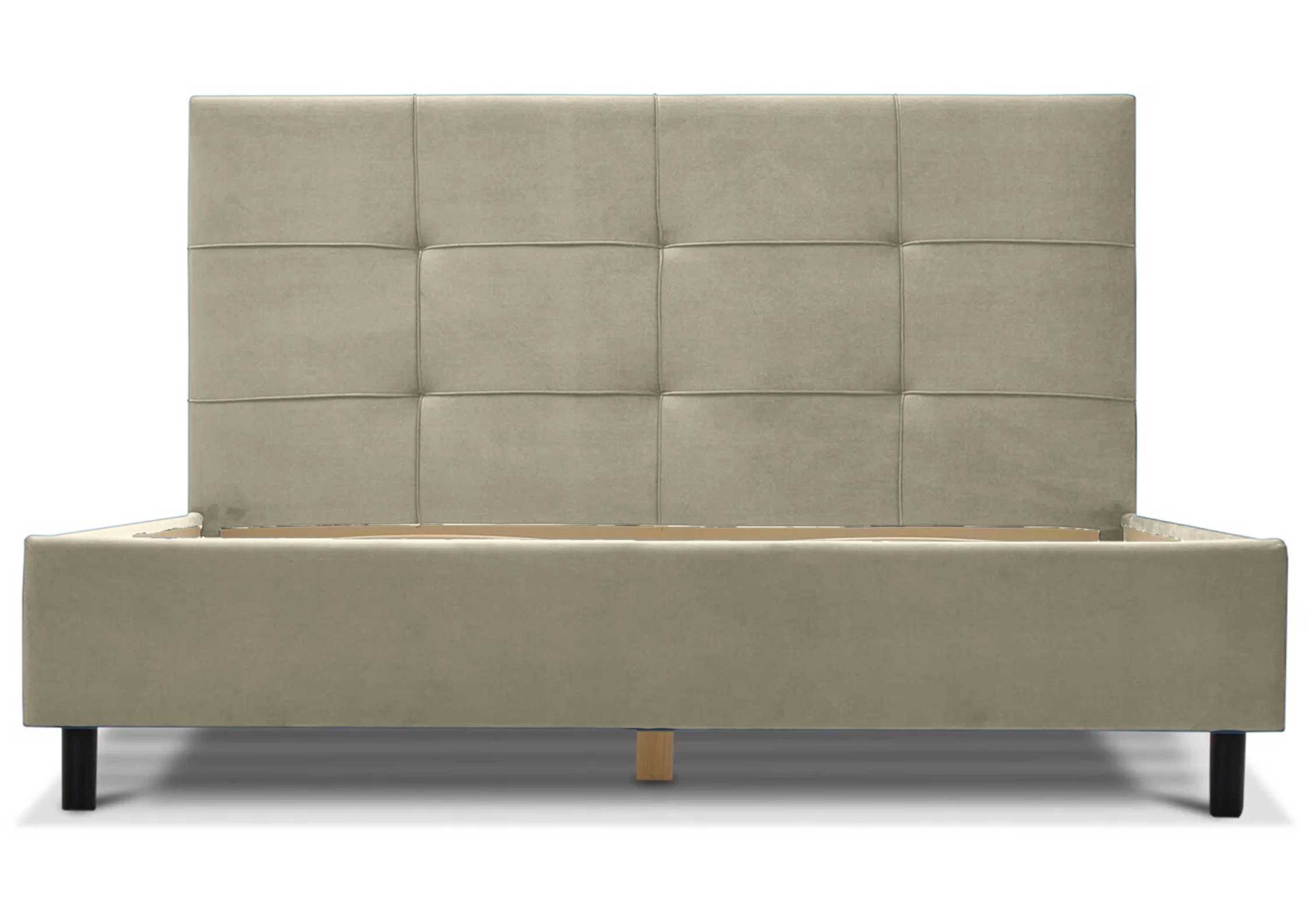 Beżowe łóżko 140x200cm